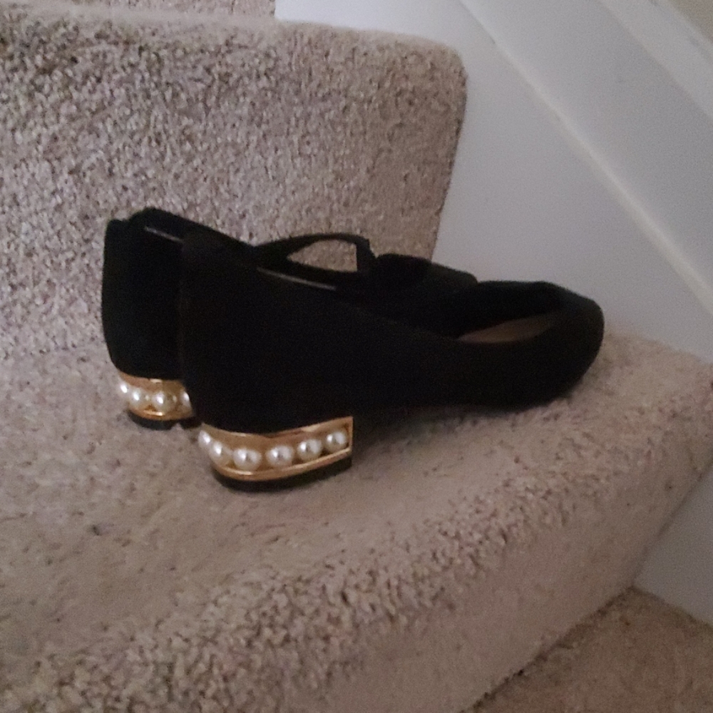Black Suede Flats